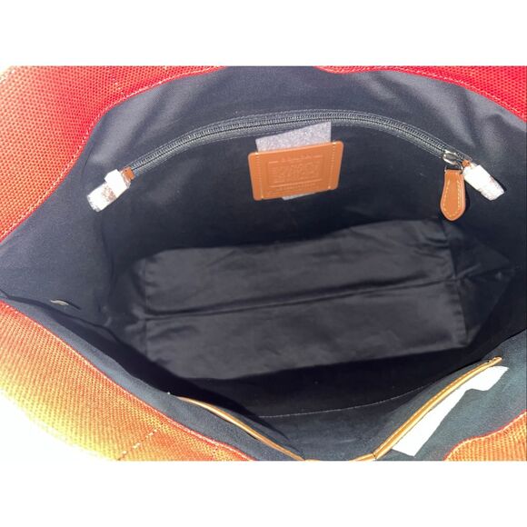 🔥🎁Nwt! Coach Disney Mickey Mouse Keith Haring Canvas Tote 38 Msrp:$350.00 - Picture 8 of 10